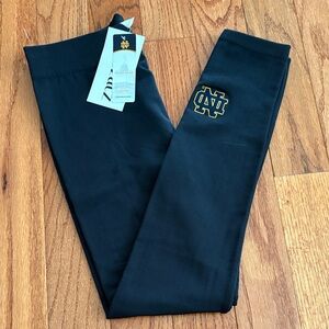 NWT Notre Dame Black Leggings